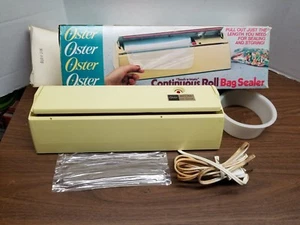 Vintage OSTER Touch-a-Matic Bag Sealer Automatic Vacuum Seal - Wall Mountable - Picture 1 of 3