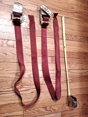 1970's GM Cadillac Buick Working CRIMSON RED Shoulder Belt Retractor Assy L or R - Image 1 of 4