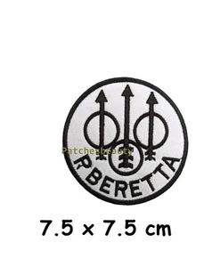 Beretta Firearms Beretta Gun Patch Embroidered Cool Iron On Sew On Patch a78 - Picture 1 of 3