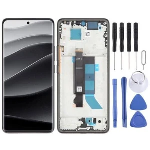 For Xiaomi Redmi Note 14 Pro 5G LCD Display Touch Screen Digitizer Frame Black - Picture 1 of 1