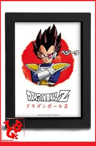 DRAGON BALL Z - VEGETA Cadre Kraft decoration 20 x 15cm Abystyle son # NEUF # - Picture 1 of 3