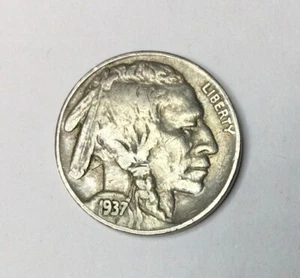 1937 USA Buffalo Nickel 5 Cents .Really great quality, key Date USA coin.2. - Picture 1 of 2