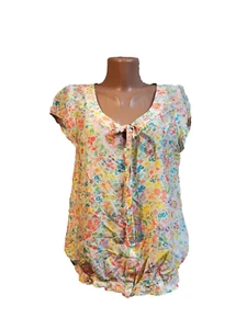 Camicia donna H&M taglia L multicolore floreale - Foto 1 di 7