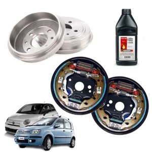 Set Frenos A Tamburo Traseros Fiat 500 Panda 169 Fauces Cilindros Disco - Imagen 1 de 1