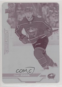 2018-19 Upper Deck Compendium Printing Plate Magenta 1/1 Dean Kukan #550 0zu