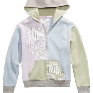 Nwt, Epic Threads Colorblock Zip Up Hoodie Size 6 Child - Picture 1 of 8