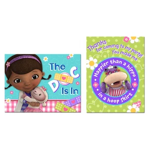 Doc McStuffins Birthday Party Supplies Invitations and Thank You Cards - Picture 1 of 1