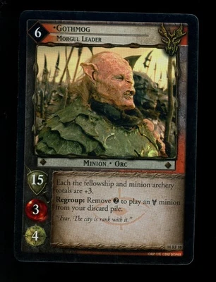 LOTR Lord of the Rings TCG Treachery & Deceit Foil 18RF10 Gothmog, Morgul Leader - Image 1 of 4