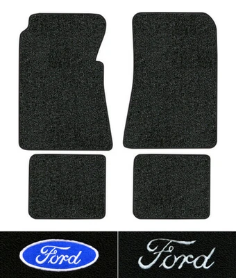 1955-1956 Ford Victoria Floor Mats - 4pc - Loop - Image 1 of 4