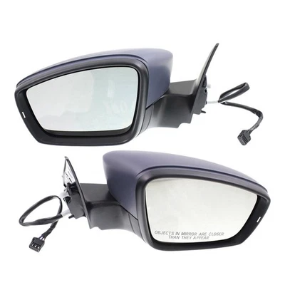 Power Mirror Set For 2012-2018 Volkswagen Beetle Heated With Signal Light Primed - Image 1 of 4