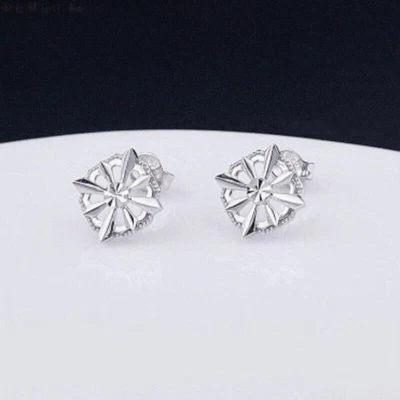 Aretes estrella completa de la suerte de platino macizo puro PT950 para hombres y mujeres 2,3-2,5 g Foto 1 de 3