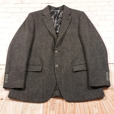 Blazer Nautica Abrigo Deportivo Traje Chaqueta Talla 42 Regular Mezcla de Lana Espiga Foto 1 de 4