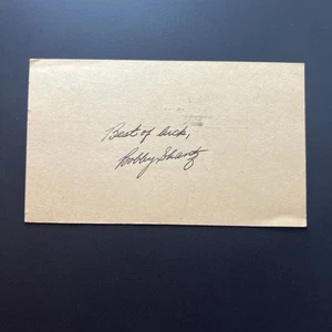 Bobby Shantz Signed Government Postcard GPC - Picture 1 of 2