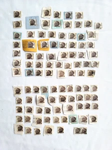 Vintage 1960s USA PRESIDENT FDR SIX CENT Postage Stamps LOT used & canceled - Picture 1 of 4