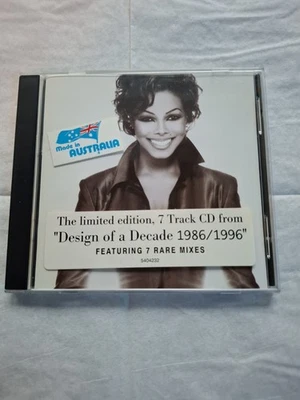 Janet Jackson Design of a Decade CD Limited Edition 7 Track Import Australia OOP - Bild 1 von 4