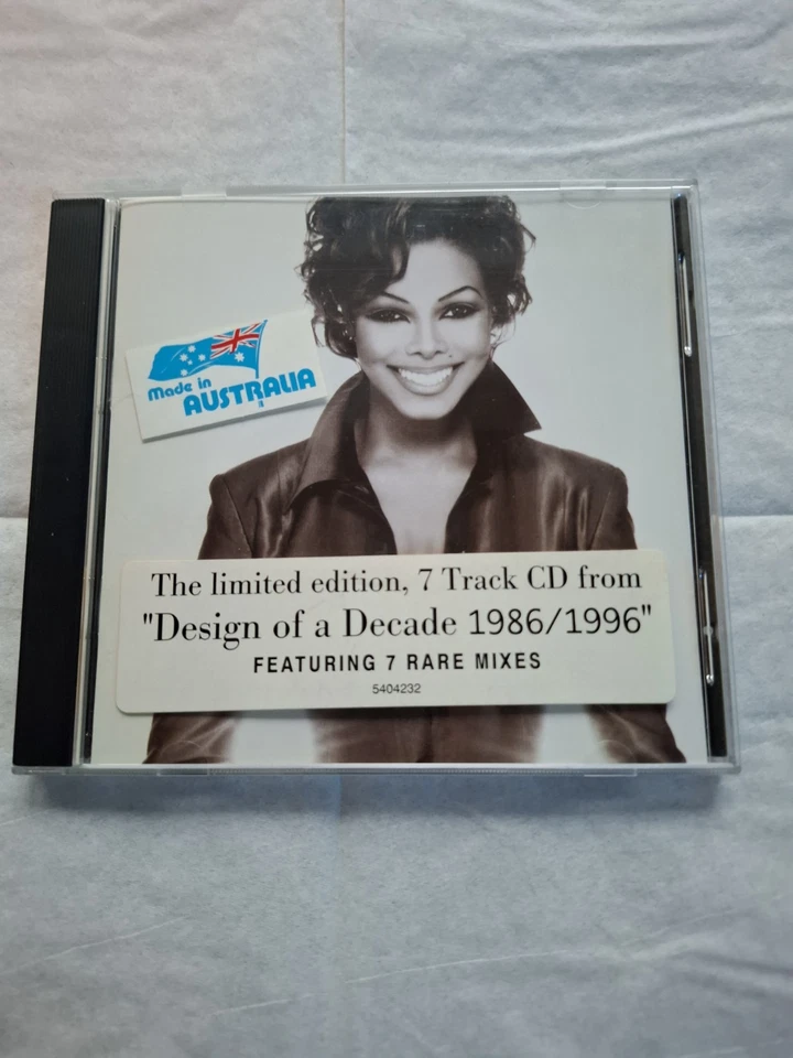 Janet Jackson Design of a Decade CD Limited Edition 7 Track Import Australia OOP - Bild 1 von 4