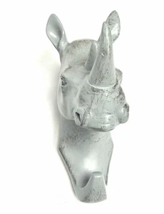 Neu! Nashornkopfhaken (grau): 6 Stück - Bild 1 von 4