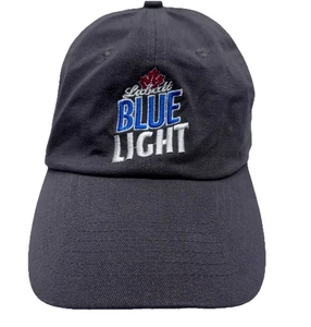 Labatt Blue Beer S/M Fitted Hat Canada Canadian Maple Leaf Embroidered - Picture 1 of 11