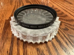 Tiffen USA 62mm NDO.3 filter for camera lens SLR w/ Case - Picture 1 of 2