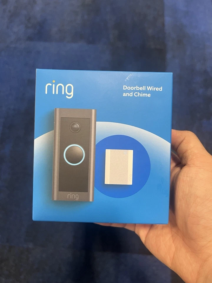 Timbre Ring con cable y timbre, seguridad, hogar, cámara, video Foto 1 de 1