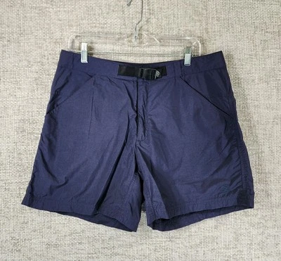 Mountain Hardwear подпоясанный шорты женщин 14 темно-синий легкий открытый быстро сухой - Изображение 1 из 4