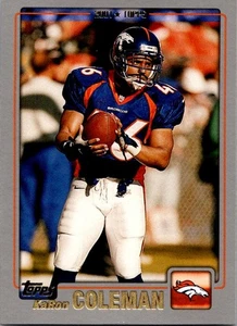 2001 Topps #17 KaRon Coleman - Bild 1 von 2