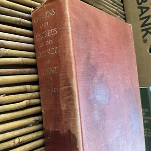 Canons and Decrees of the Council of Trent Rev H J Schroeder HC 1941 - Picture 1 of 6