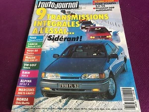 Auto Journal N º 3 Annee 1987 Audi 80 Quattro BMW Alpina C2 2.7 - Picture 1 of 1