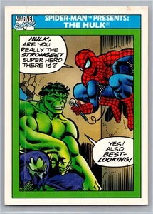 1990 Impel Marvel Universe Series 1: Spider-Man Presents Hulk MINT - Picture 1 of 2
