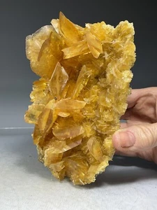SS Rocks - "Phosphorescent" Golden Selenite with Halite (Ica, Peru) 415g - Picture 1 of 8