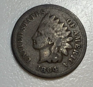 1864 l indian head cent see photos ready to ship #539 - Picture 1 of 2