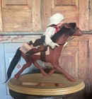 Large Annalee Figure - 1993 Annalee Folk Hero Series Pony Express Horse & Rider