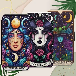 Gothic Witch tarot Witchy flip wallet phone case cover for iPhone Samsung Huawei - Picture 1 of 8