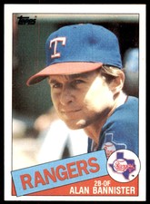 1985 Topps Alan Bannister E Baseball Cards #76