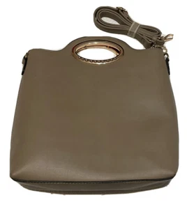 Bolso de mano color marron para mujer con correa, estilo casual. - Picture 1 of 6