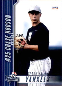 2018 Staten Island Yankees Choice #13 Chase Hodson Richmond Texas Baseball Card