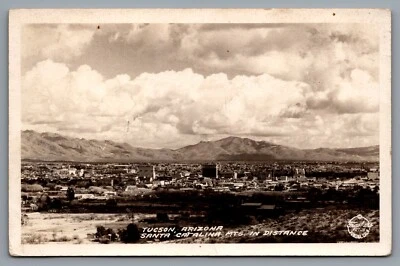 Postcard RPPC, Santa Catalina Mts. In Distance, Tucson, Arizona Unposted - Image 1 of 2