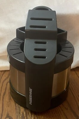 BLOQUE DE ALMACENAMIENTO DE CUCHILLOS DE 13 RANURAS FARBERWARE CON SOPORTE PARA UTENSILIOS GRIS INOXIDABLE Foto 1 de 4