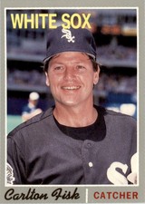 1992 Baseball Cards Magazine '70 Topps Replicas #42 Carlton Fisk White Sox