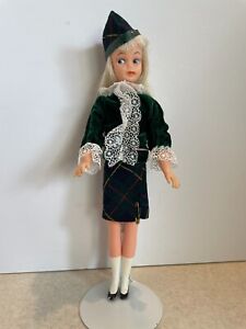 Vintage 1965 EEGEE Lil Sister 9" Doll Skipper Clone in Scottish Clothes