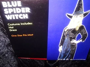NEW SPIDER WITCH DRESS HALLOWEEN COSTUME ADULT WOMEN OSFM many colors - Picture 1 of 8