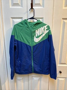 Nike Windbreaker Jacket Boys Youth Size XLarge Long Sleeve Black Lightweight #5 - Picture 1 of 10
