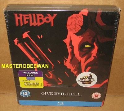 Hellboy Director's cut Steelbook (Blu-Ray, 2012) New Sealed UK- Region Free - Image 1 of 2