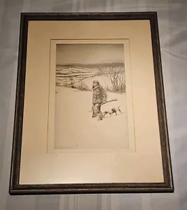 Great 1928 Kerr Eby Original Kerr Eby Etching "Goin' Home" 1928, Signed F/ship - Picture 1 of 16