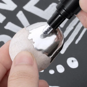 3pcs Liquid Chrome Marker Mirror Liquid Markers Pen Chrome Paint Pen Set QRT - Picture 1 of 13
