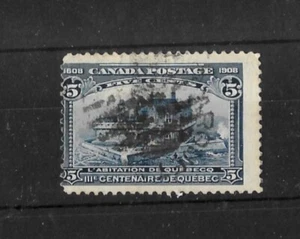 Canada 1908 Champlain's house 5c indigo used (C097) - Picture 1 of 1