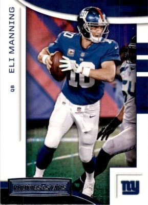 2018 Panini Rookies & Stars Eli Manning New York Giants #4 NFL Football - Image 1 of 2