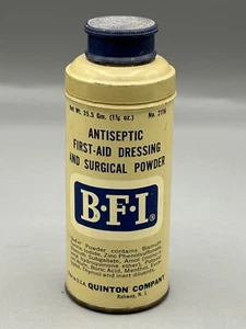 Vintage First Aid Tin - FBI Antiseptic First Aid Dressing and surgical Powder - Picture 1 of 4