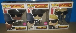 Funko Pop ZZ Top 164 Billy Gibons Flocked 165 Dusty Hill Flocked 166 Frank Beard - Bild 1 von 4