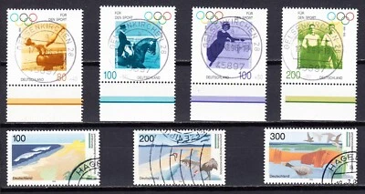 ALEMANIA FED. 1996. YV. 1693/96-1703/05.  DEPORTES - PARQUES NACIONALES. USADOS. - Imagen 1 de 2